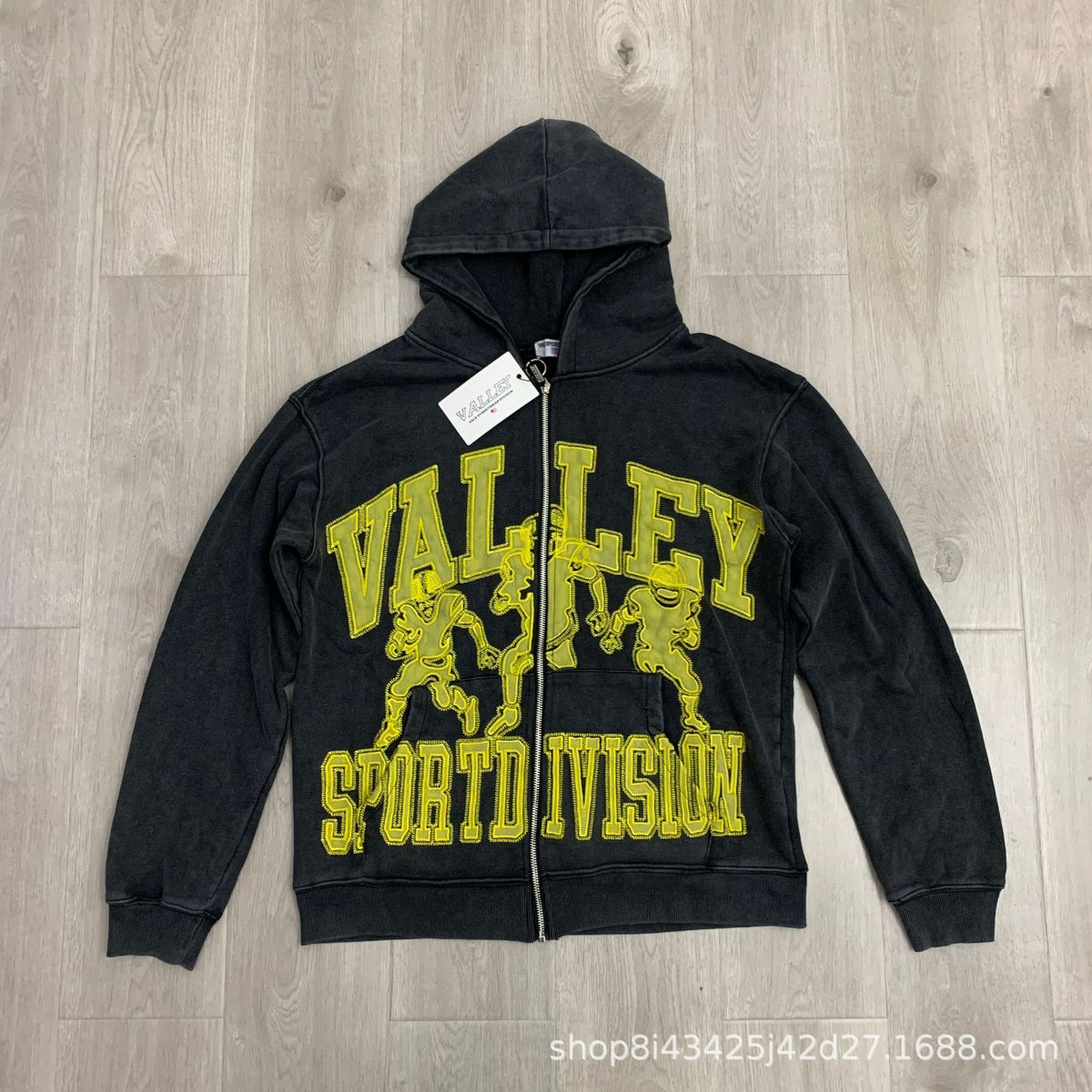 Trendy Brand Retro Printed Couple Sweatshirt Jacket