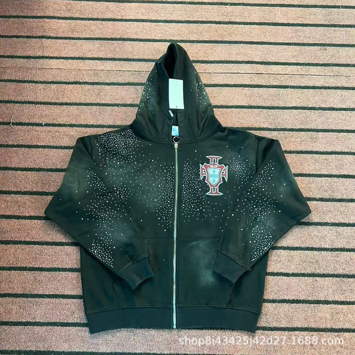 Trendy Brand Retro Printed Couple Sweatshirt Jacket
