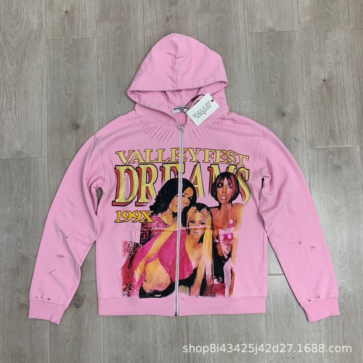 Trendy Brand Retro Printed Couple Sweatshirt Jacket