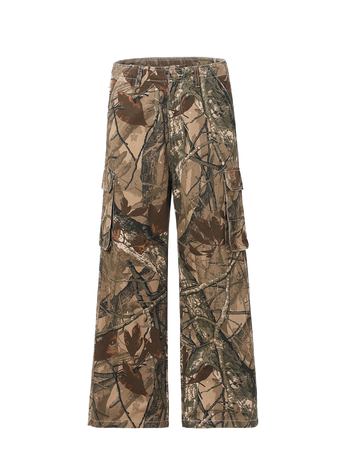 American Retro Branch Camouflage Cargo Pants