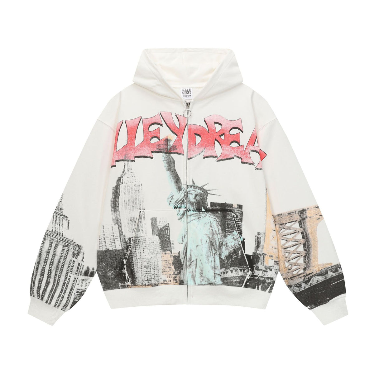 Trendy Brand Retro Printed Couple Sweatshirt Jacket