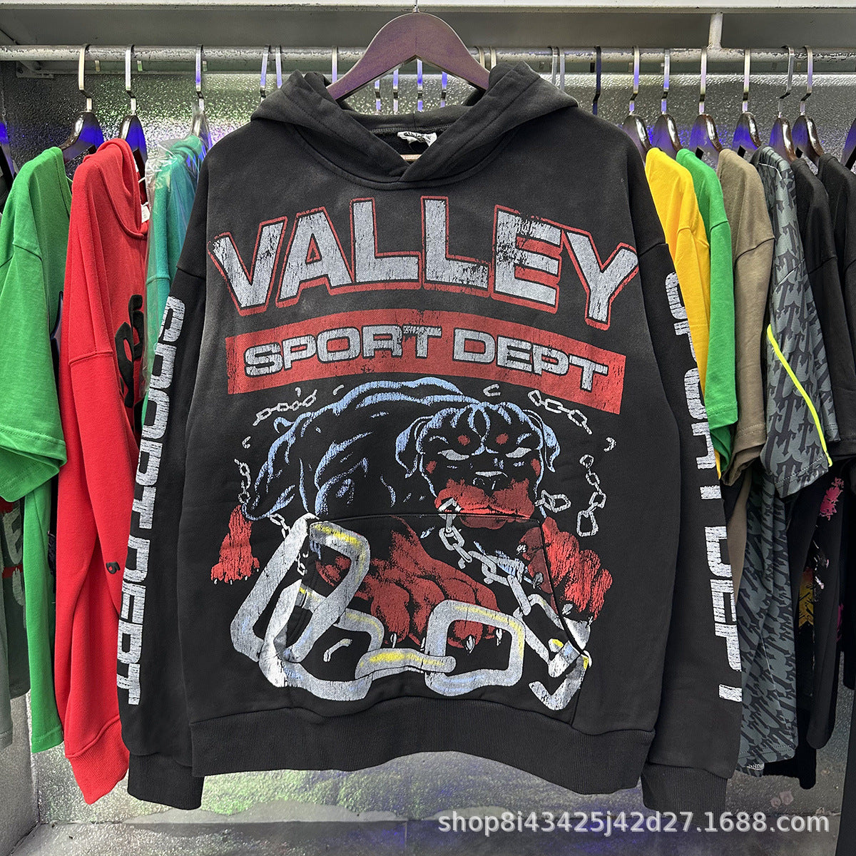 Trendy Brand Retro Printed Couple Sweatshirt Jacket