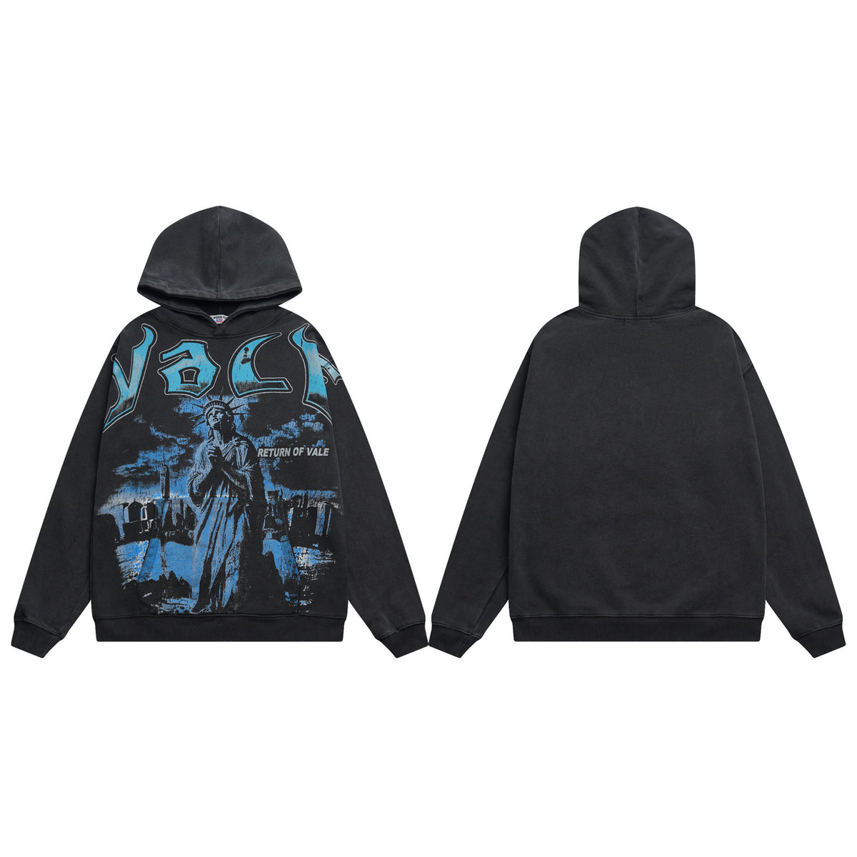 Trendy Brand Retro Printed Couple Sweatshirt Jacket