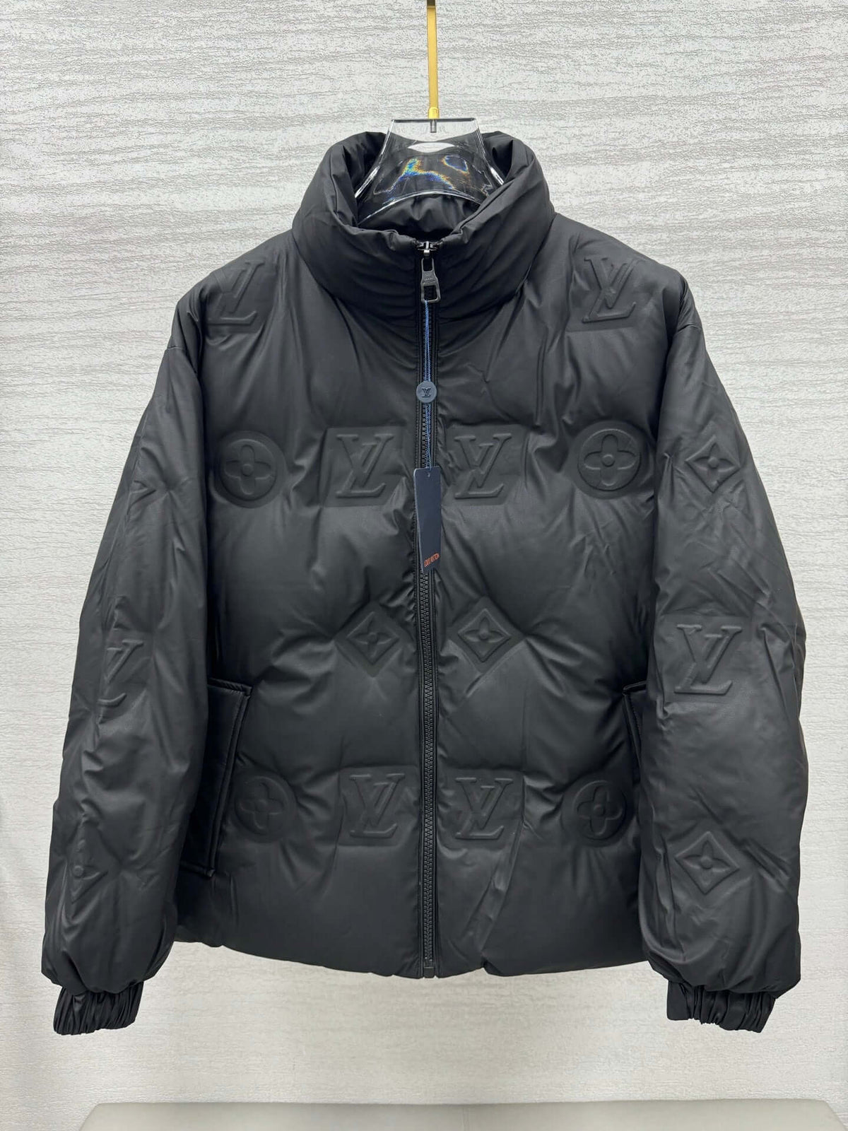 black Louis Vuitton puffer jacket - Styledbyblazz