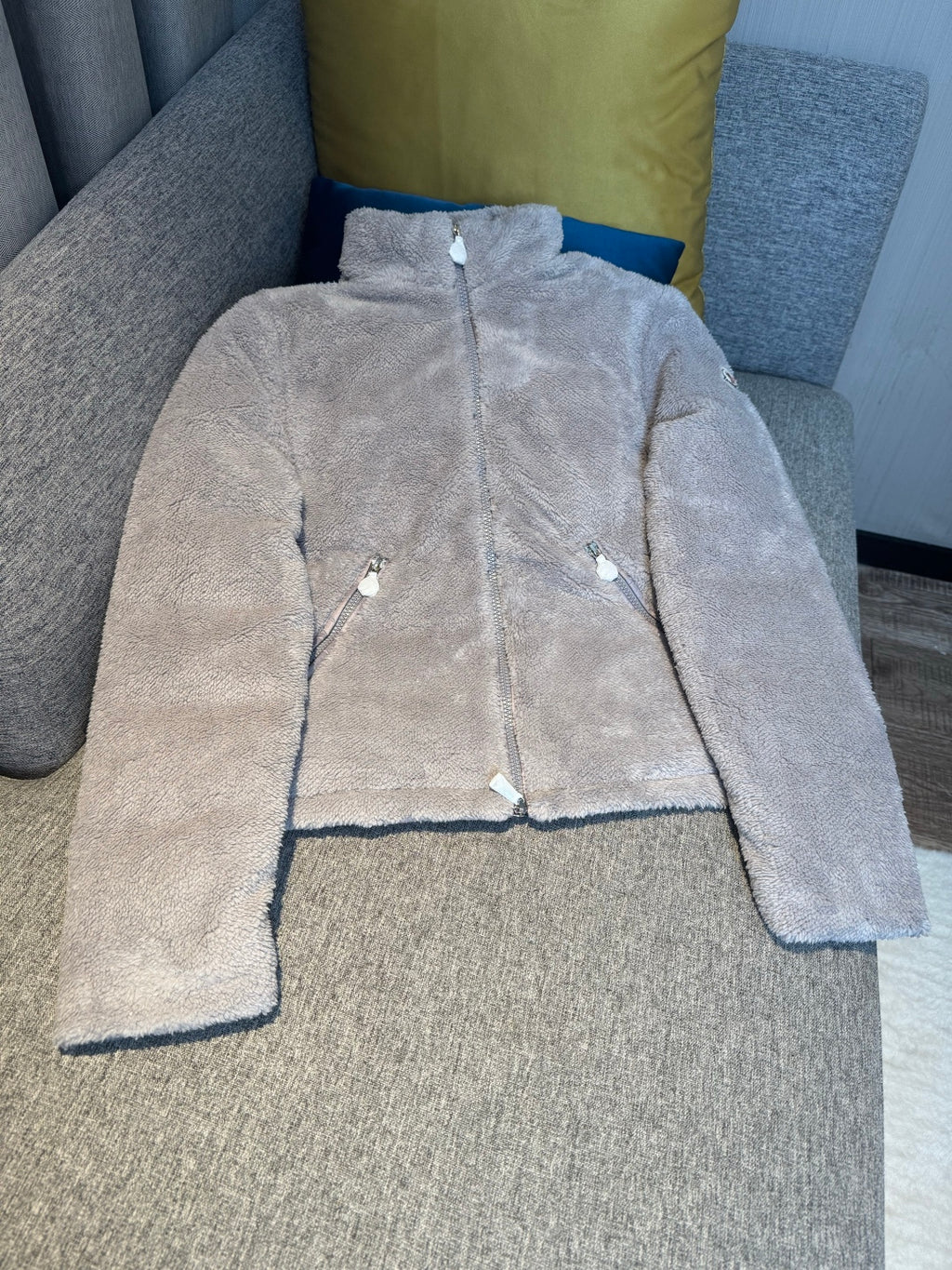 Moncler
Women's Brown Polignac Fleece And Quilted Shell Down Jacket