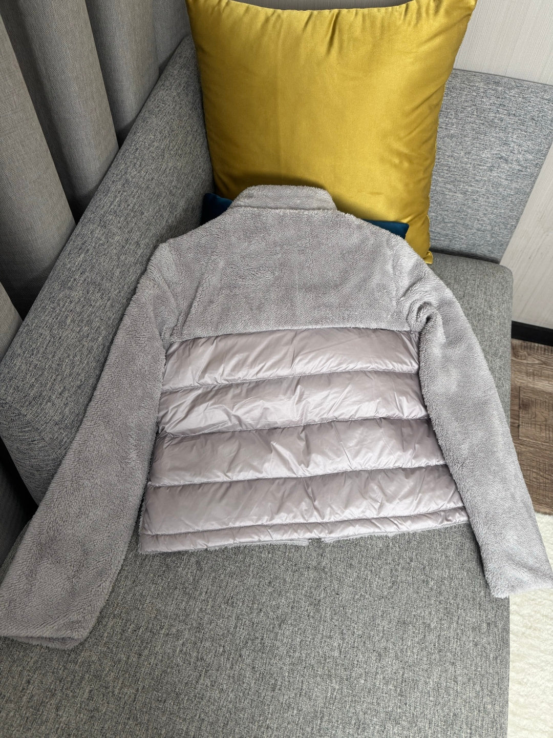 Moncler
Women's Brown Polignac Fleece And Quilted Shell Down Jacket