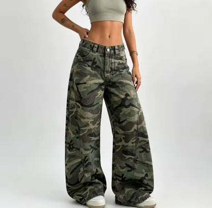 streetwear camouflage trousers