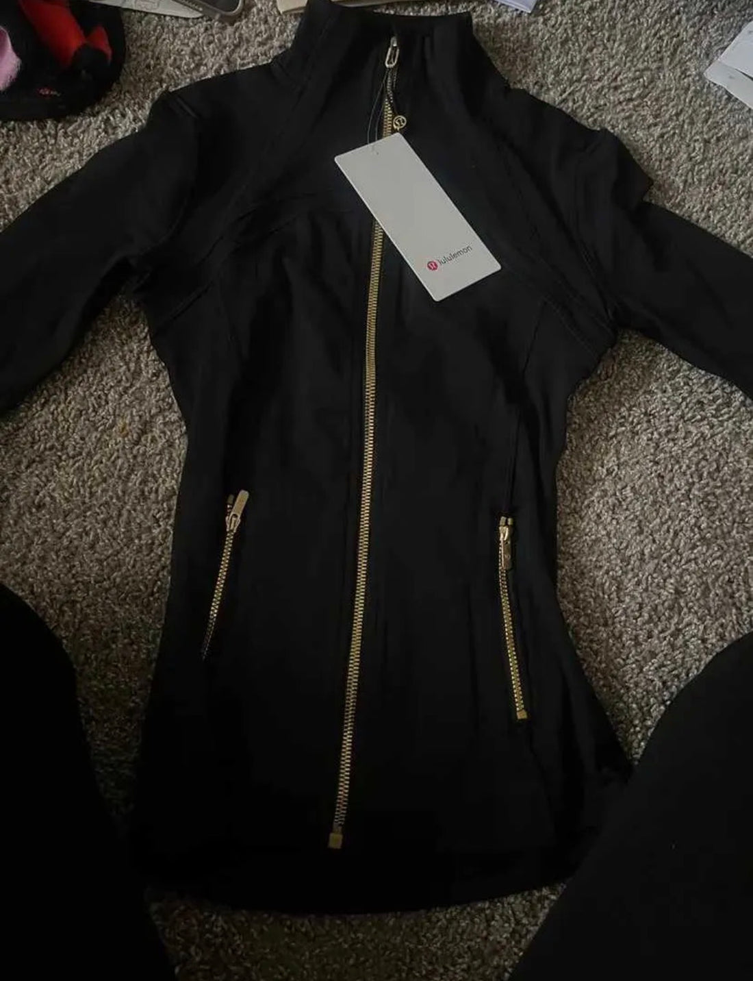 Black Lululemon Define Jacket 