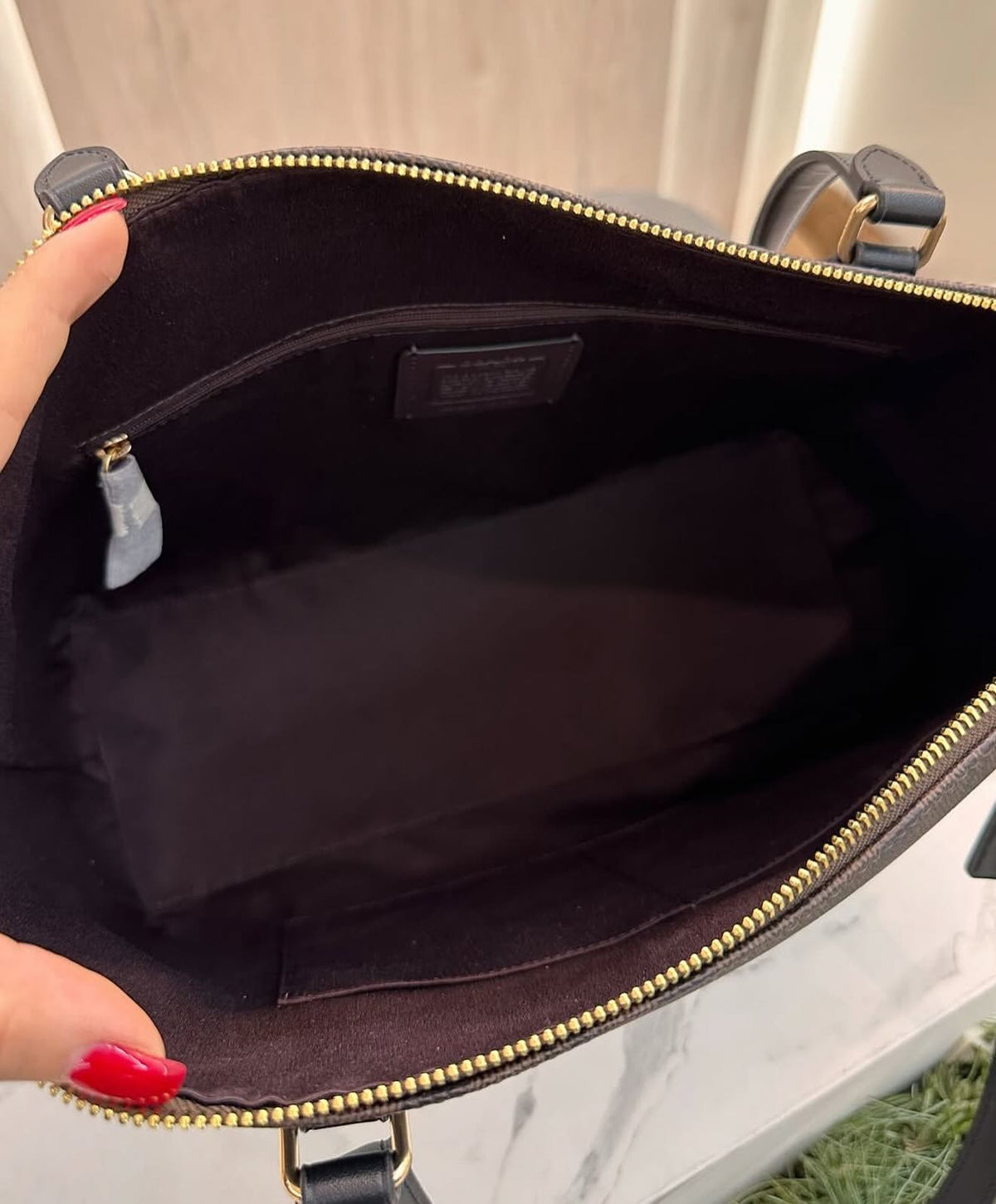 Preowned COACH gallery tote bag