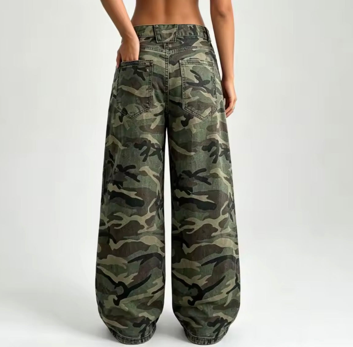 streetwear camouflage trousers
