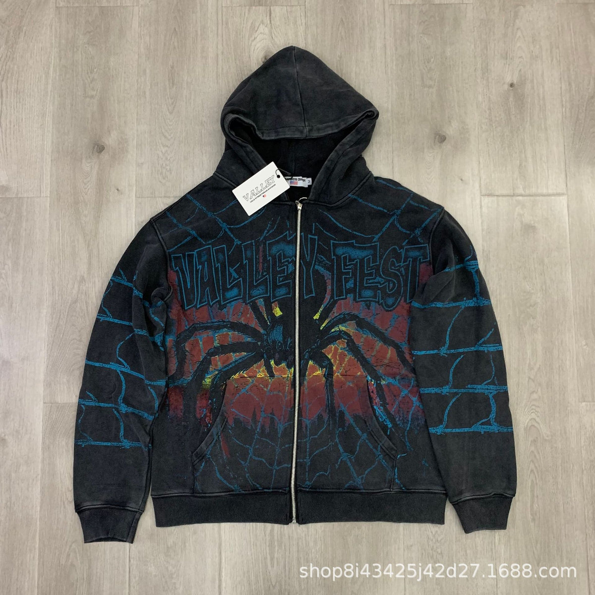 Trendy Brand Retro Printed Couple Sweatshirt Jacket