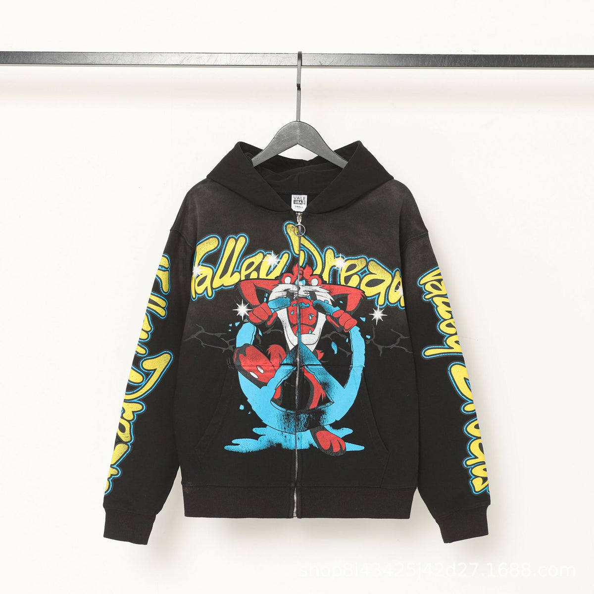 Trendy Brand Retro Printed Couple Sweatshirt Jacket