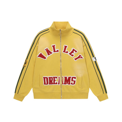 Trendy Brand Retro Printed Couple Sweatshirt Jacket