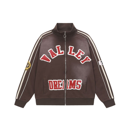 Trendy Brand Retro Printed Couple Sweatshirt Jacket