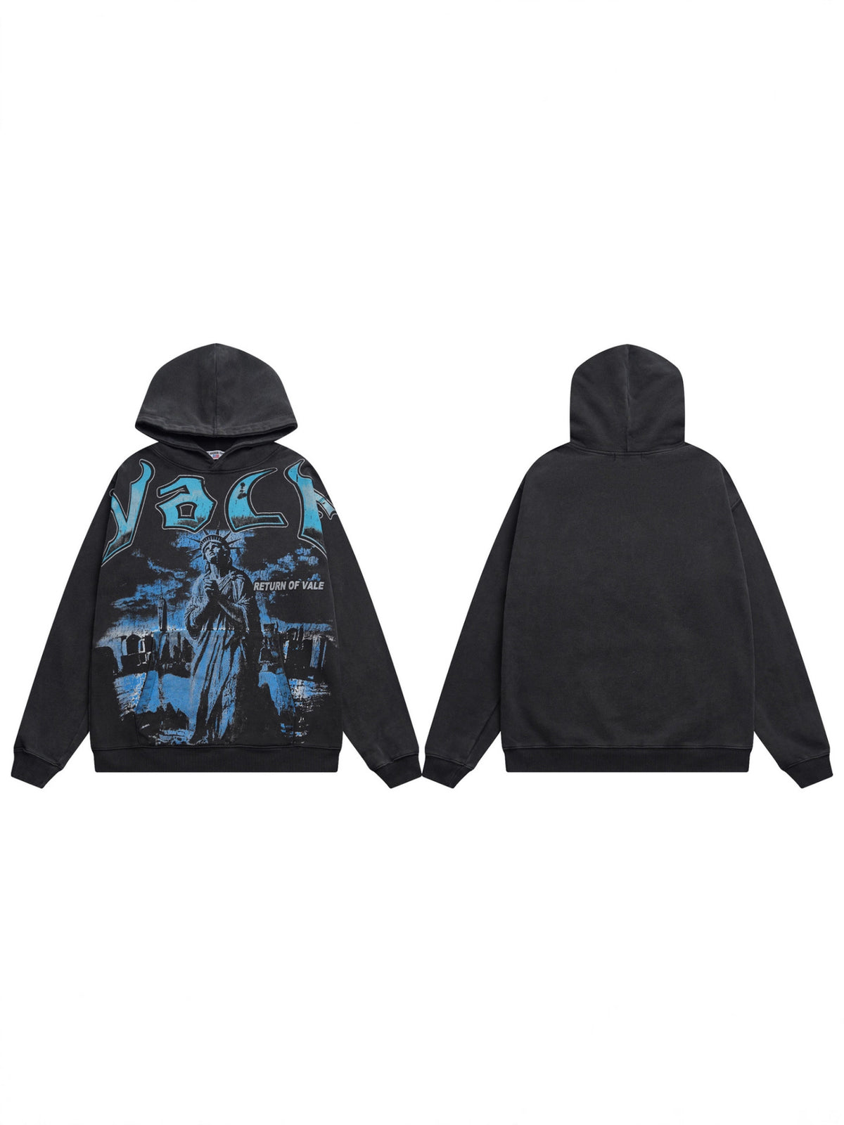 Trendy Brand Retro Printed Couple Sweatshirt Jacket