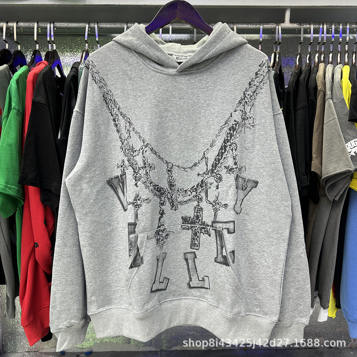 Trendy Brand Retro Printed Couple Sweatshirt Jacket