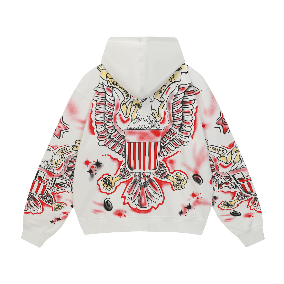 Trendy Brand Retro Printed Couple Sweatshirt Jacket