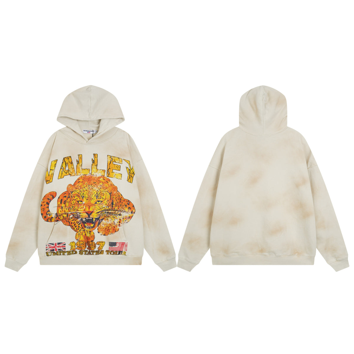 Trendy Brand Retro Printed Couple Sweatshirt Jacket