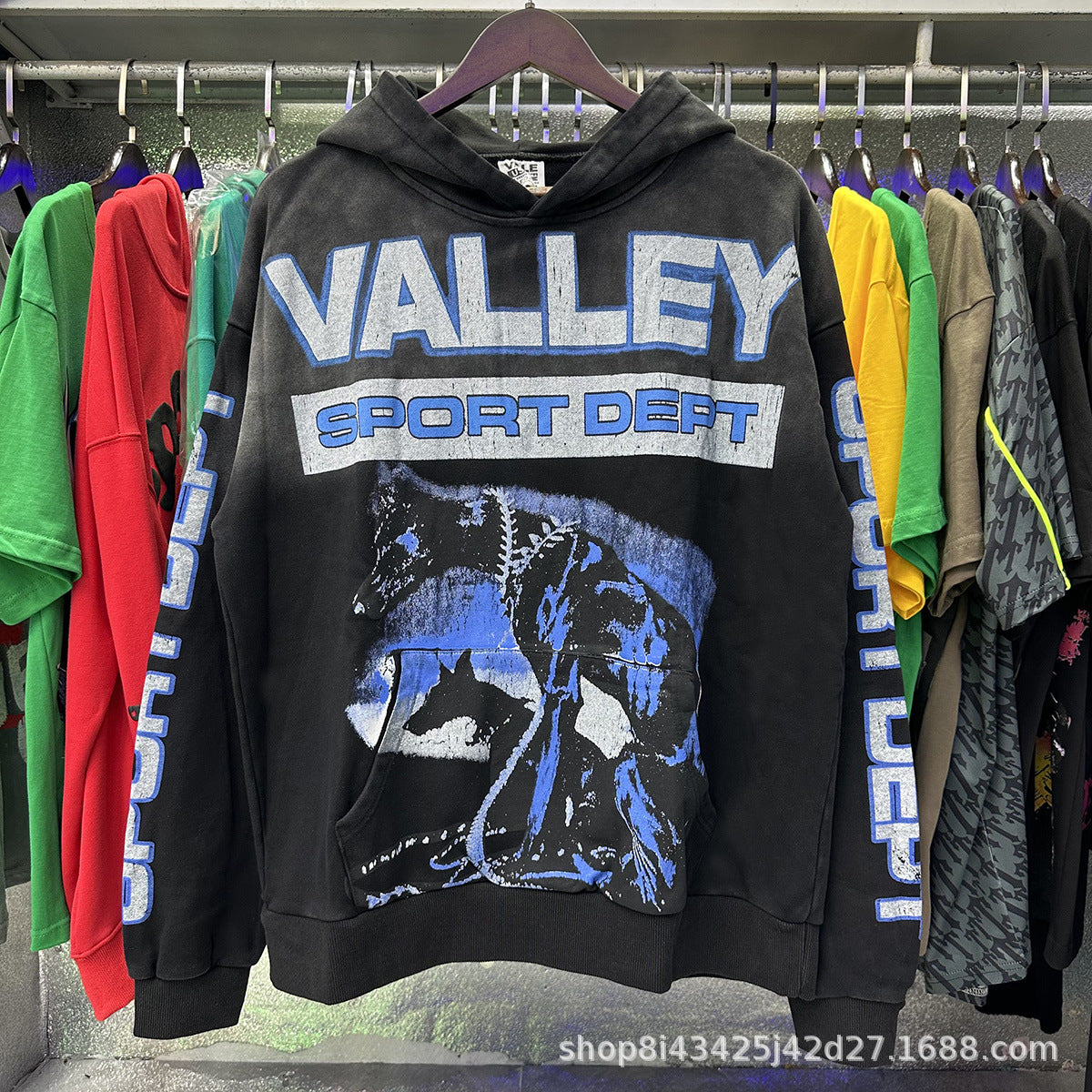Trendy Brand Retro Printed Couple Sweatshirt Jacket