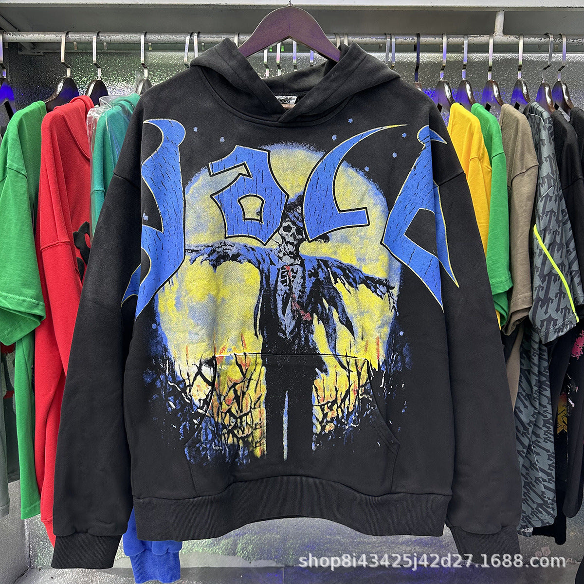 Trendy Brand Retro Printed Couple Sweatshirt Jacket