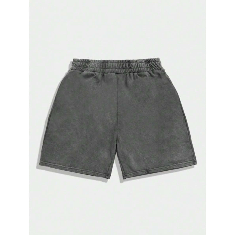 Letter Print Drawstring Belt Flap Pocket Pants