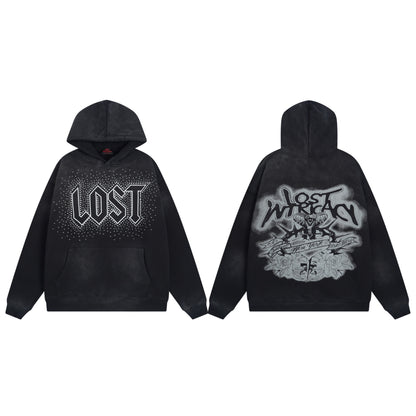Trendy Brand Retro Printed Couple Sweatshirt Jacket