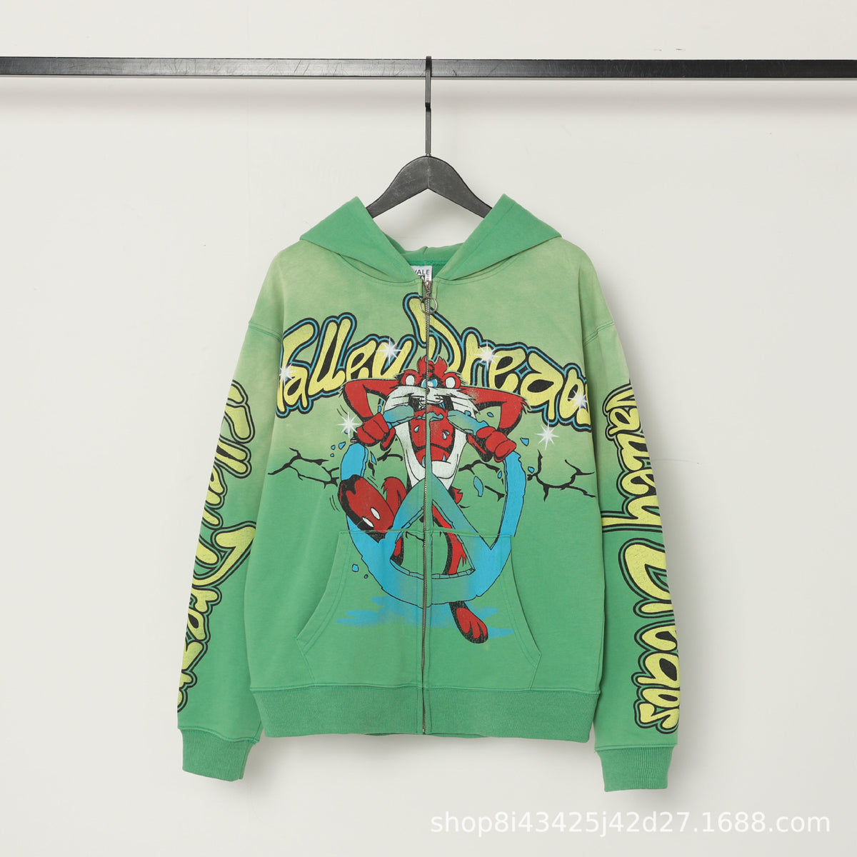 Trendy Brand Retro Printed Couple Sweatshirt Jacket