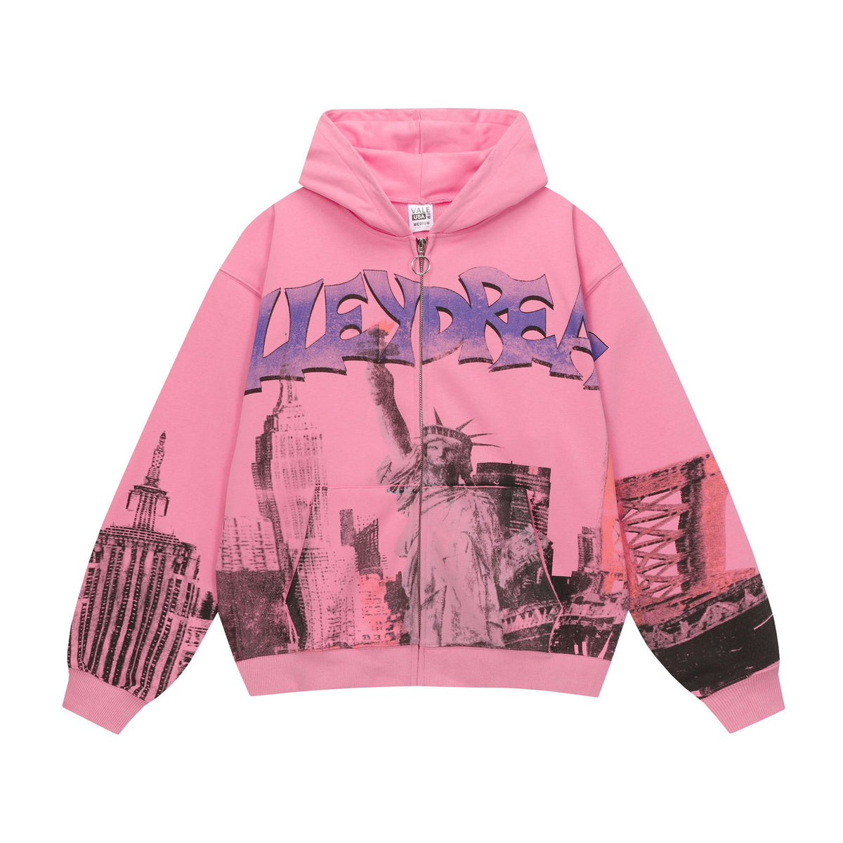 Trendy Brand Retro Printed Couple Sweatshirt Jacket