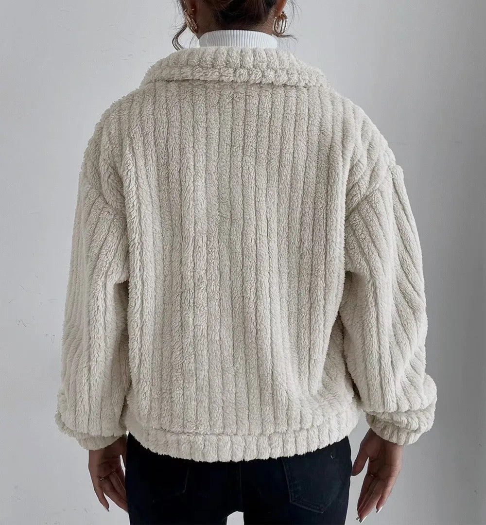Autumn/Winter Rabbit plush coat - Styledbyblazz