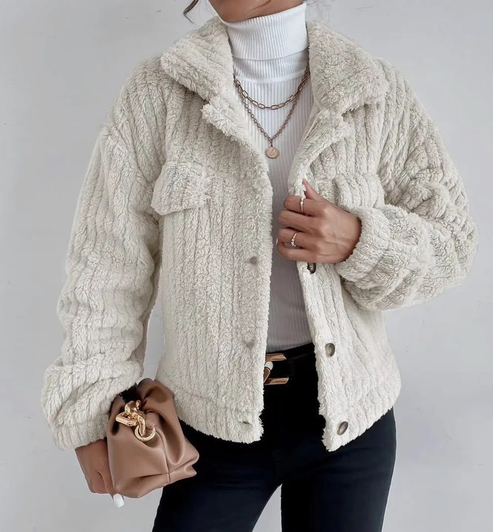 Autumn/Winter Rabbit plush coat - Styledbyblazz