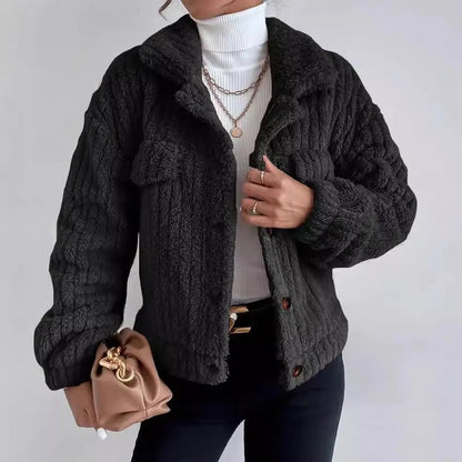 Autumn/Winter Rabbit plush coat - Styledbyblazz