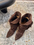 dark brown suede booties by Isabel Marant - Styledbyblazz