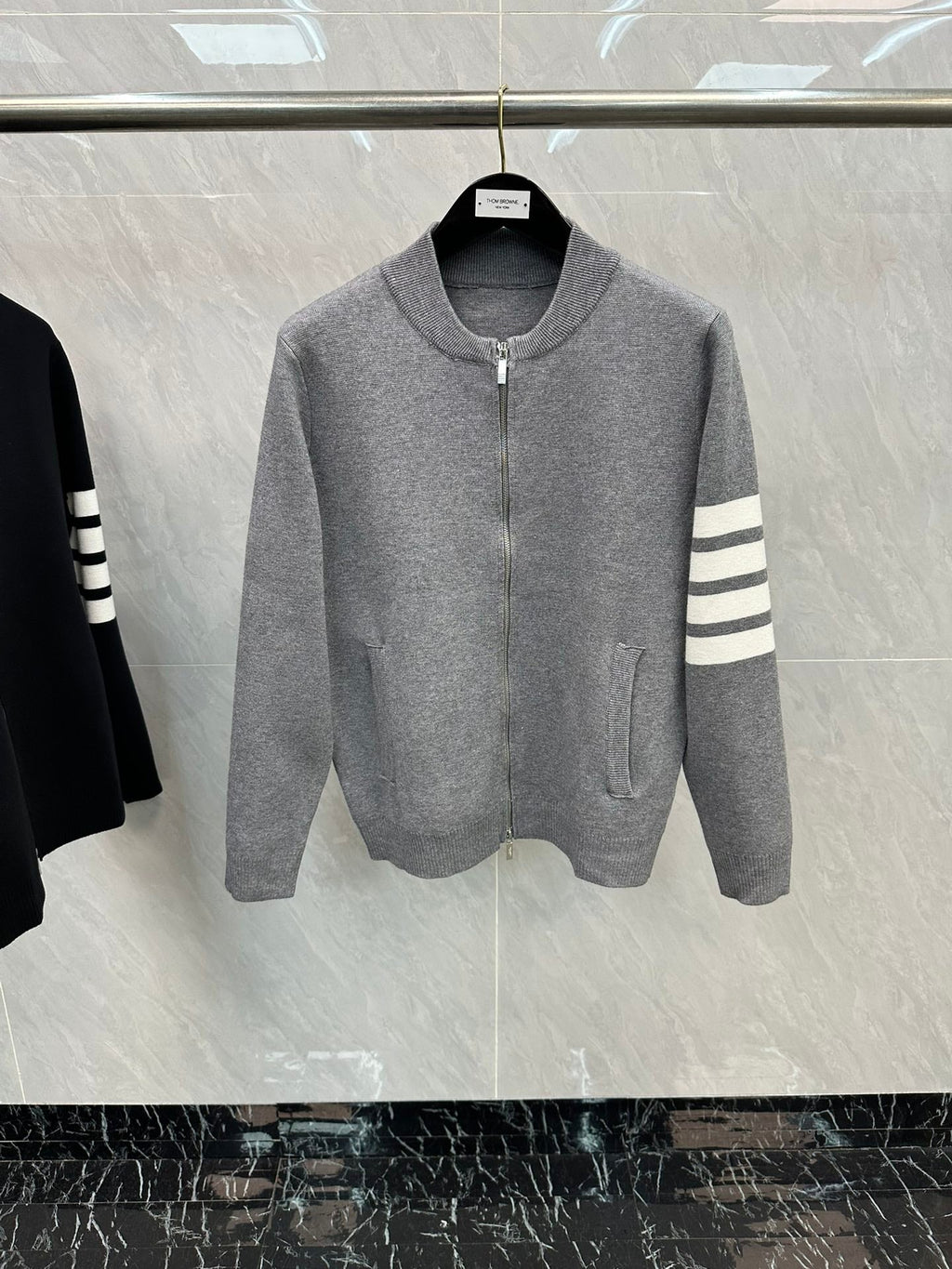 Gray Crab Icon Bomber Jacket - Styledbyblazz
