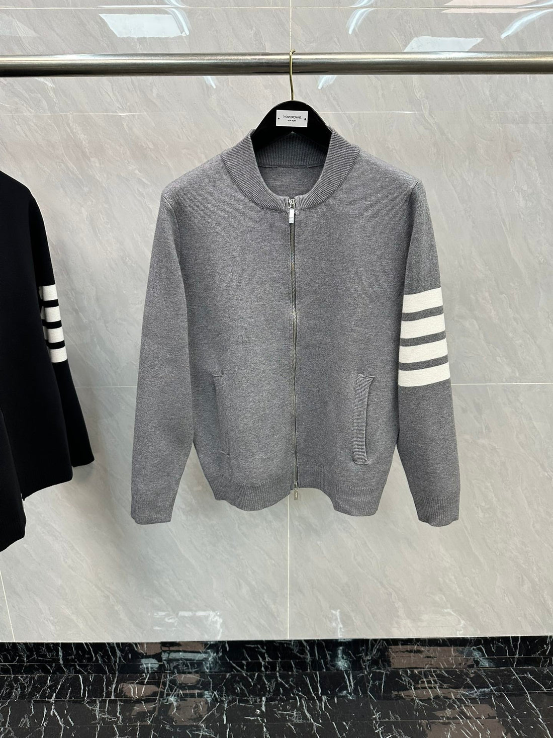 Gray Crab Icon Bomber Jacket - Styledbyblazz