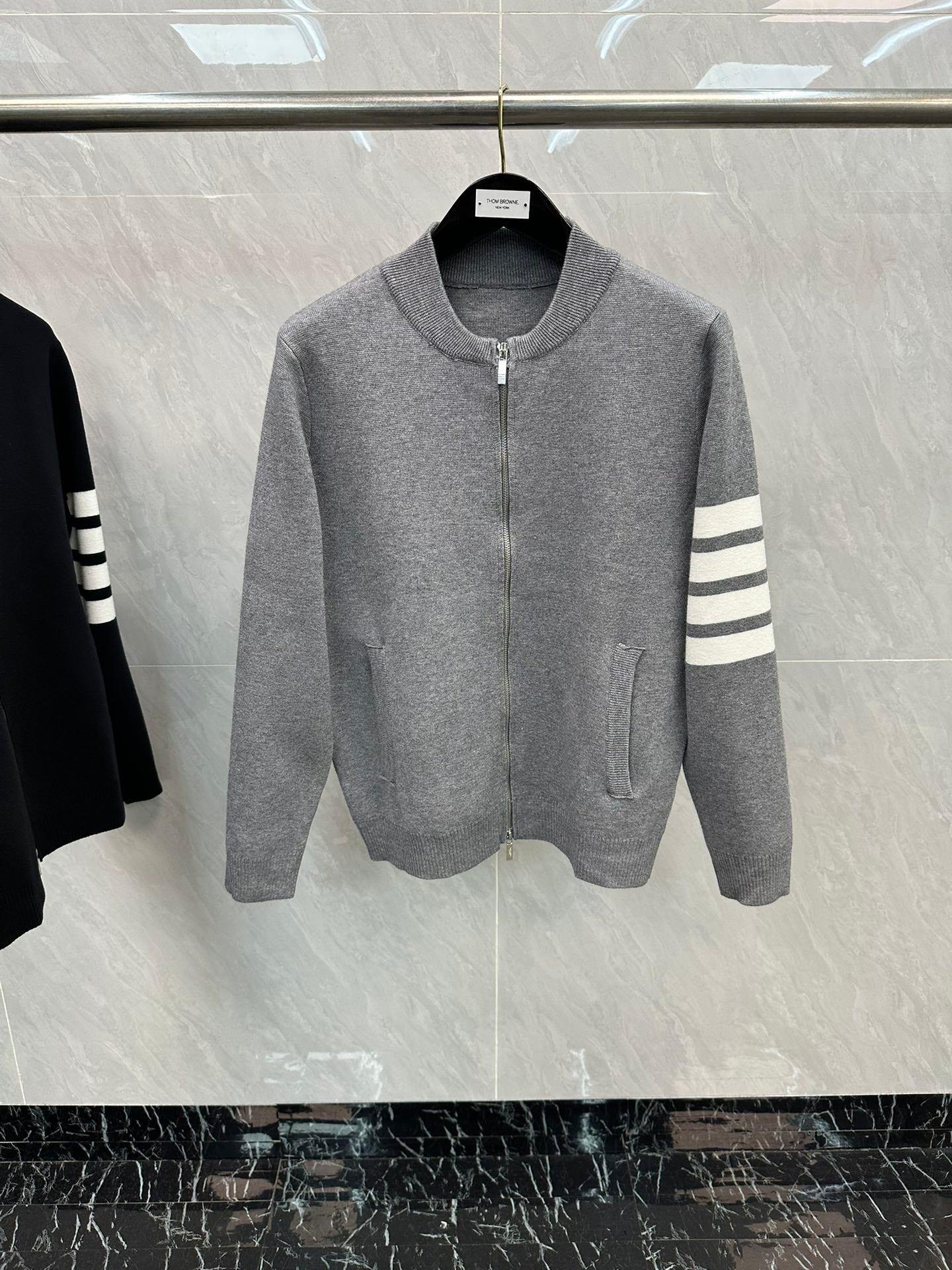 Gray Crab Icon Bomber Jacket - Styledbyblazz
