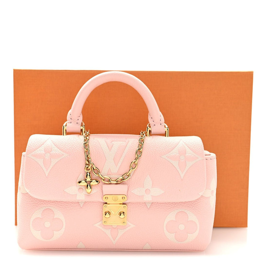 Louis Vuitton Empreinte Monogram Giant Madeleine Nano Rose White Quartz - Styledbyblazz