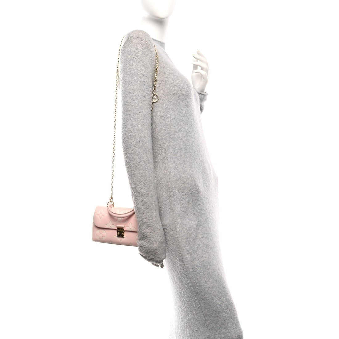 Louis Vuitton Empreinte Monogram Giant Madeleine Nano Rose White Quartz - Styledbyblazz