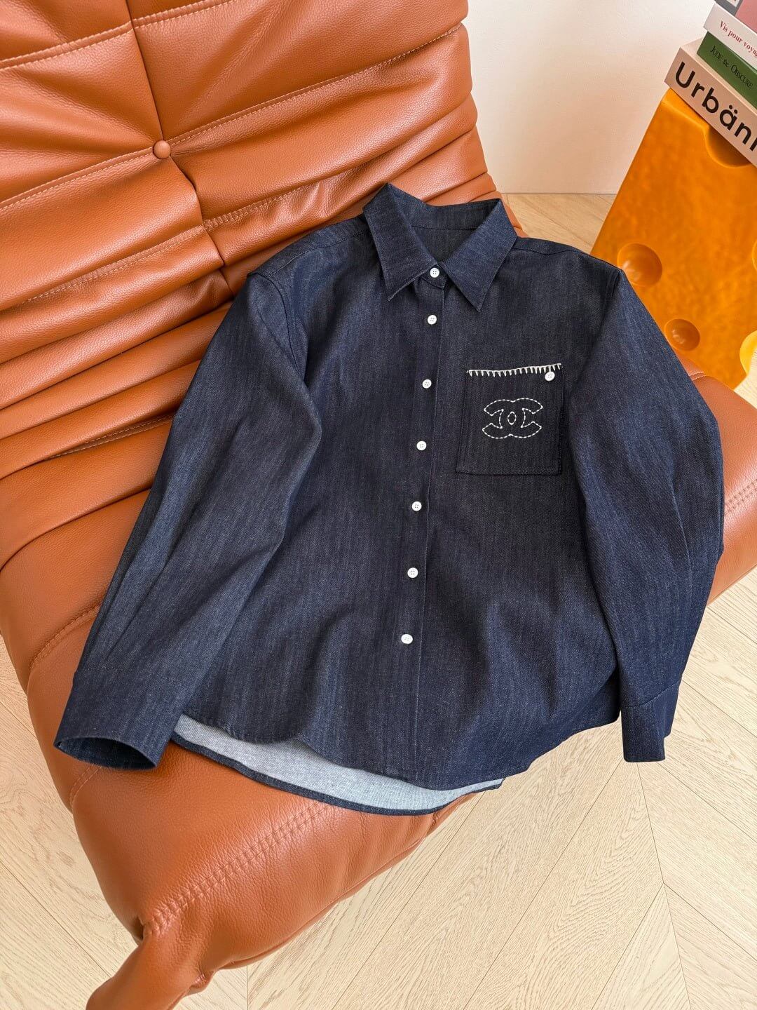 Pre-owned Chanel denim jeans jacket - Styledbyblazz