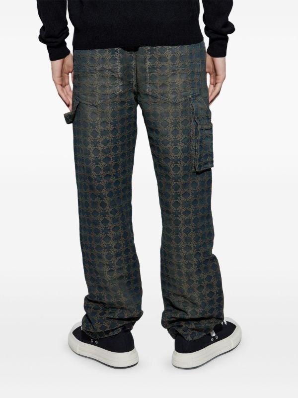 Quad Jacquard Carpenter Jeans - Styledbyblazz