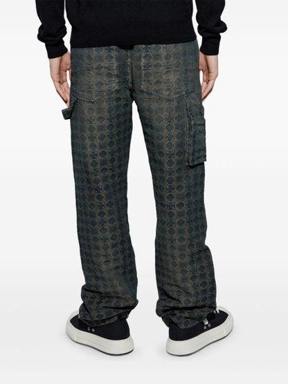 Quad Jacquard Carpenter Jeans - Styledbyblazz
