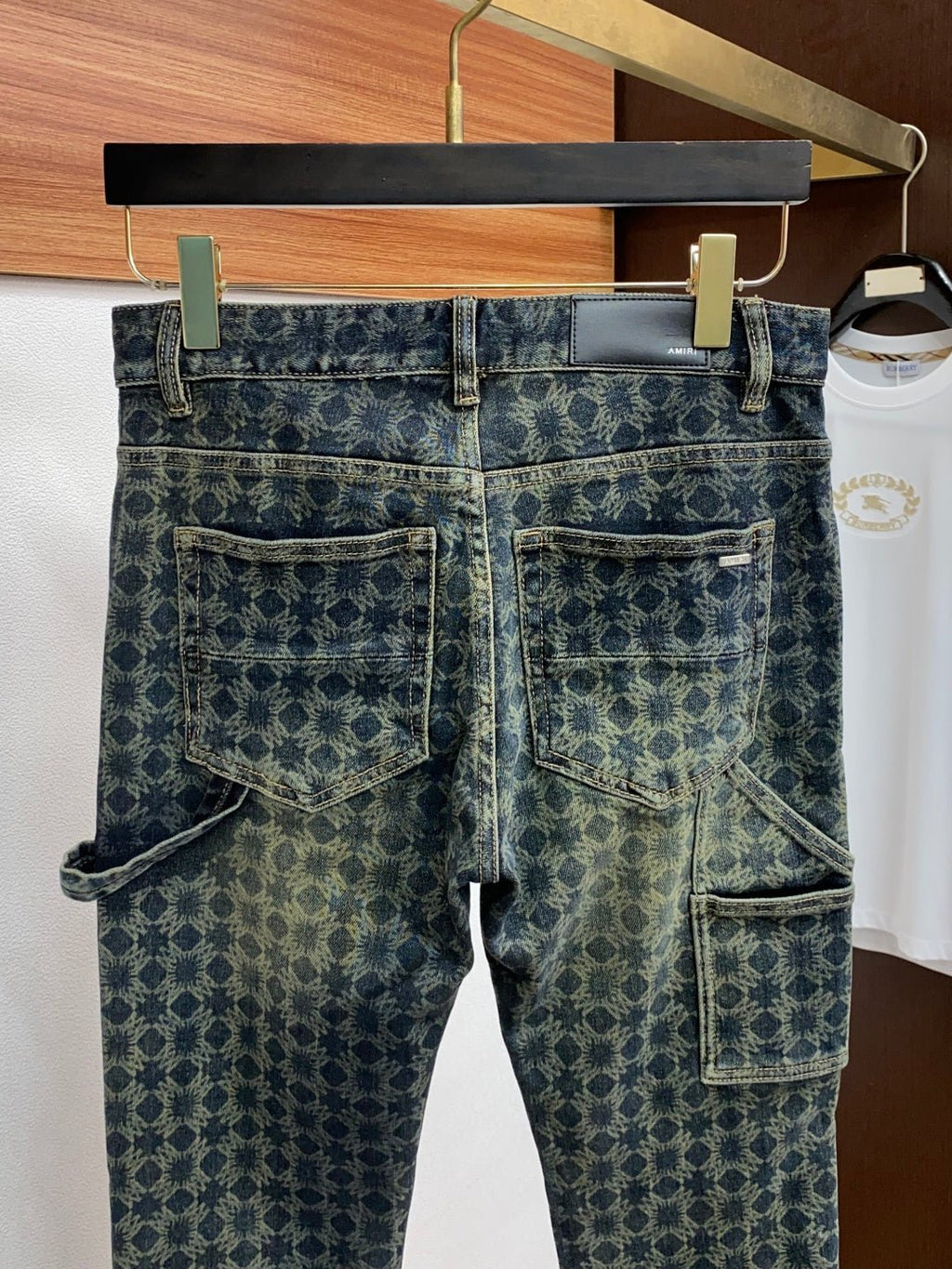 Quad Jacquard Carpenter Jeans - Styledbyblazz