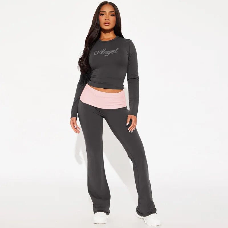 Women’S Sexy Casual 2 Piece Pants Set - Styledbyblazz